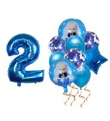 Balónkový set Mini šéf 2.narozeniny, 10 ks