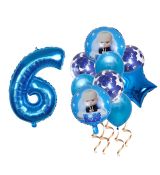 Balónkový set Mini šéf 6.narozeniny, 10 ks