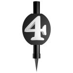 Dortová fontána č. 4 černo-bílá