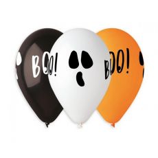 Balónky BOO!, 5 ks, 33 cm