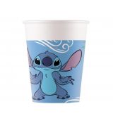 STITCH kelímky papírové, 8 ks, 200 ml