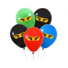 Ninja balónky, 30 cm, 5 pcs