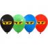 Ninja balónky, 30 cm, 5 pcs