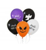 Balónky Halloween, 30 cm, 5 ks
