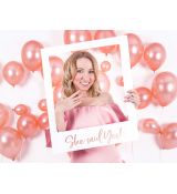 Fotorámeček She said yes, rose gold, 50 x 59 cm