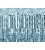 Dekorace závěs fóliový modrý 100x200 cm