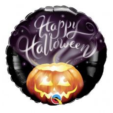 Fóliový balónek Happy Halloween s dýní, 46 cm