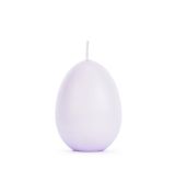 Svíčka Vajíčko, světle fialová, 10 cm