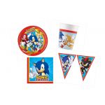 SONIC – kompletní výzdoba na narozeninovou oslavu ( 8 osob )