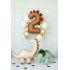 Fóliový balónek číslo 2 Dinosaurus, 92 cm