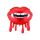 Fóliový balónek Krvavé rty, 92x60 cm