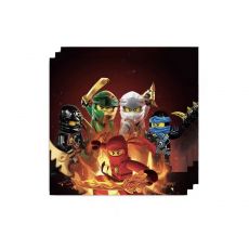 LEGO NINJAGO ubrousky 10 ks,  33 cm x 33 cm