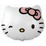Fóliový balónek Hello Kitty hlava, 51 x 62 cm