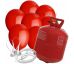 Helium 50 + 50 červených  balónků