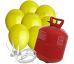 Helium 50 + 50 žlutých  balónků