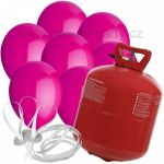XXL helium + 100 růžových balónků