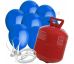 Helium 50 + 50 modrých balónků