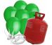 Helium 50 + 50 zelených balónků