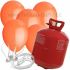 Helium 50 + 50 oranžových balónků