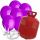 Helium 30 + 30 fialových balónků