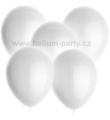 blikající  LED balónek bílý 5ks, 23 cm