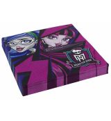 Monster High ubrousky 20 ks,  33 cm x 33 cm