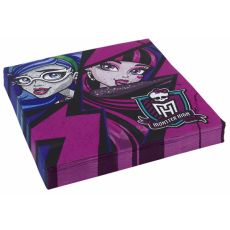 Monster High ubrousky 20 ks,  33 cm x 33 cm