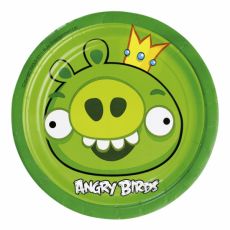 Angry Birds talířky 8 ks, 18 cm