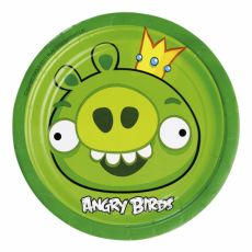 Angry Birds talířky 8 ks, 18 cm