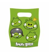 Angry Birds dárkové tašky 6 ks, 16 cm x 23 cm