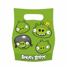 Angry Birds dárkové tašky 6 ks, 16 cm x 23 cm