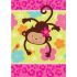 Monkey Love ubrus, 120 cm x 180 cm